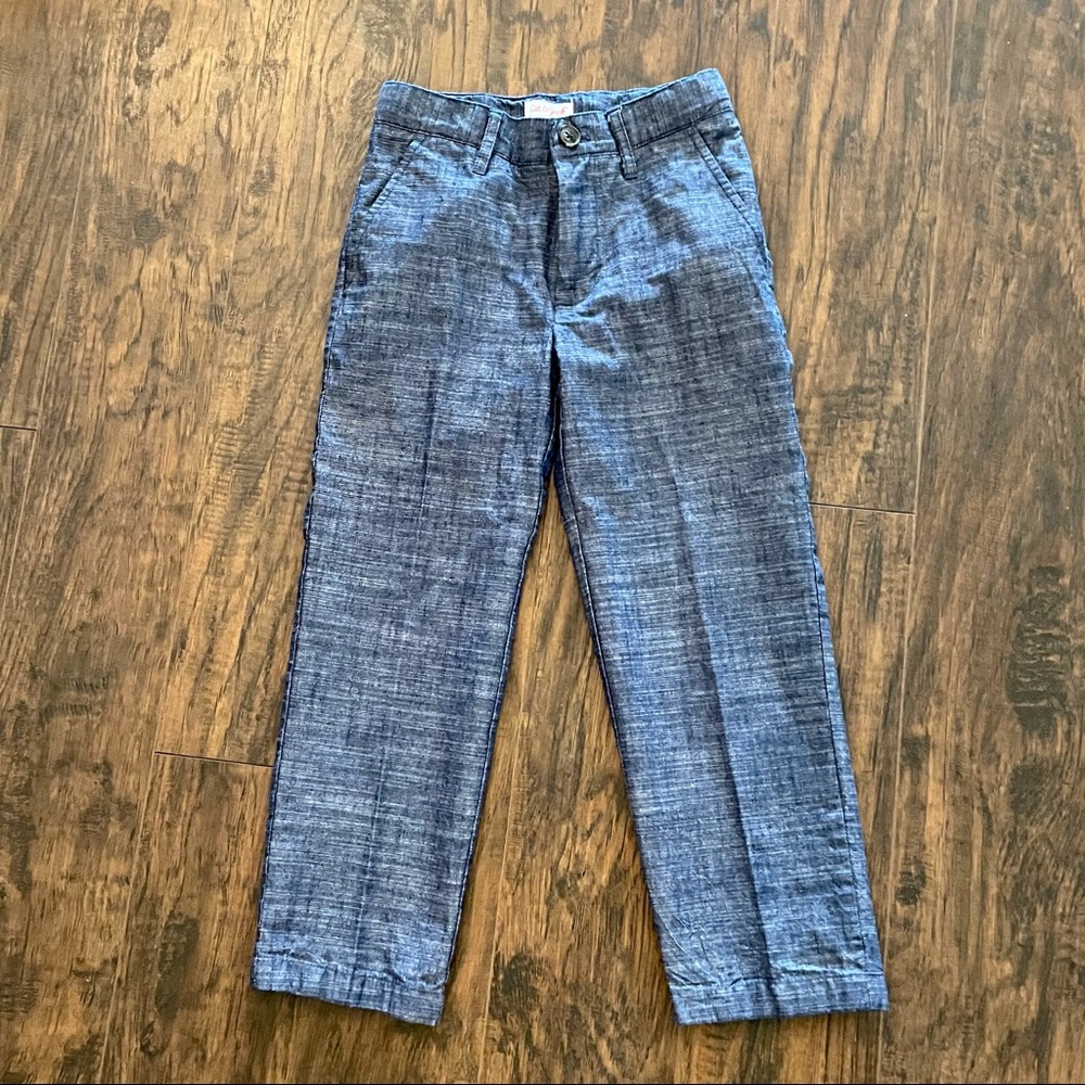 Cat & Jack Boys Chambray Dress Pants size 6